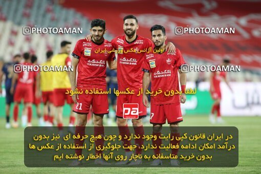 1992911, Tehran, Iran, لیگ برتر فوتبال ایران، Persian Gulf Cup، Week 25، Second Leg، Persepolis 3 v 1 Gol Gohar Sirjan on 2021/06/30 at Azadi Stadium