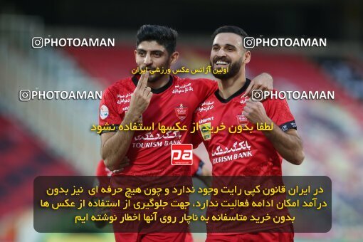 1997051, Tehran, Iran, لیگ برتر فوتبال ایران، Persian Gulf Cup، Week 25، Second Leg، Persepolis 3 v 1 Gol Gohar Sirjan on 2021/06/30 at Azadi Stadium