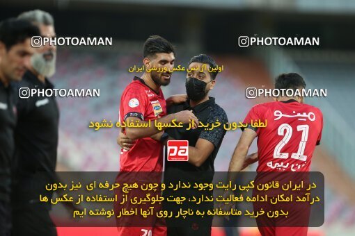 1997057, Tehran, Iran, لیگ برتر فوتبال ایران، Persian Gulf Cup، Week 25، Second Leg، Persepolis 3 v 1 Gol Gohar Sirjan on 2021/06/30 at Azadi Stadium