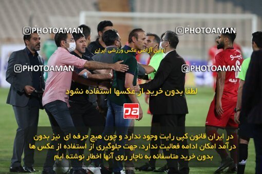 1997072, Tehran, Iran, لیگ برتر فوتبال ایران، Persian Gulf Cup، Week 25، Second Leg، Persepolis 3 v 1 Gol Gohar Sirjan on 2021/06/30 at Azadi Stadium