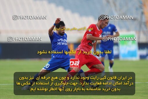 1947722, لیگ برتر فوتبال ایران، Persian Gulf Cup، Week 26، Second Leg، 2021/07/06، Tehran، Azadi Stadium، Esteghlal 2 - ۱ Tractor Sazi