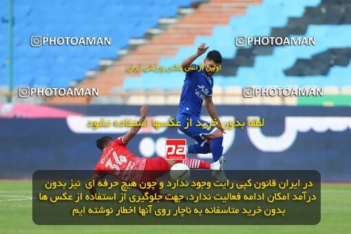 1947724, لیگ برتر فوتبال ایران، Persian Gulf Cup، Week 26، Second Leg، 2021/07/06، Tehran، Azadi Stadium، Esteghlal 2 - ۱ Tractor Sazi