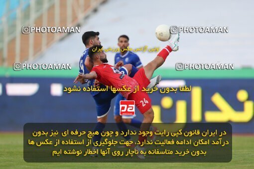 1947726, لیگ برتر فوتبال ایران، Persian Gulf Cup، Week 26، Second Leg، 2021/07/06، Tehran، Azadi Stadium، Esteghlal 2 - ۱ Tractor Sazi