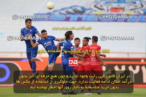 1947727, لیگ برتر فوتبال ایران، Persian Gulf Cup، Week 26، Second Leg، 2021/07/06، Tehran، Azadi Stadium، Esteghlal 2 - ۱ Tractor Sazi
