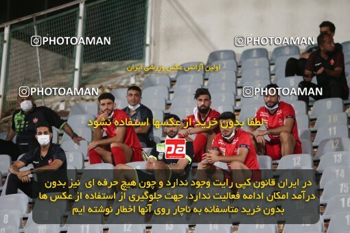 1997166, Tehran, Iran, لیگ برتر فوتبال ایران، Persian Gulf Cup، Week 27، Second Leg، Persepolis 2 v 0 Aluminium Arak on 2021/07/10 at Azadi Stadium