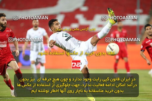 1992949, Tehran, Iran, لیگ برتر فوتبال ایران، Persian Gulf Cup، Week 29، Second Leg، Persepolis 3 v 1 Tractor Sazi on 2021/07/25 at Azadi Stadium
