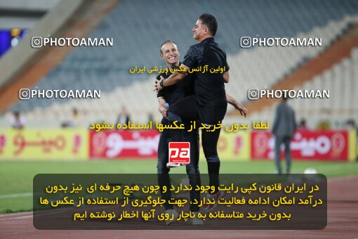 1993042, Tehran, Iran, لیگ برتر فوتبال ایران، Persian Gulf Cup، Week 29، Second Leg، Persepolis 3 v 1 Tractor Sazi on 2021/07/25 at Azadi Stadium
