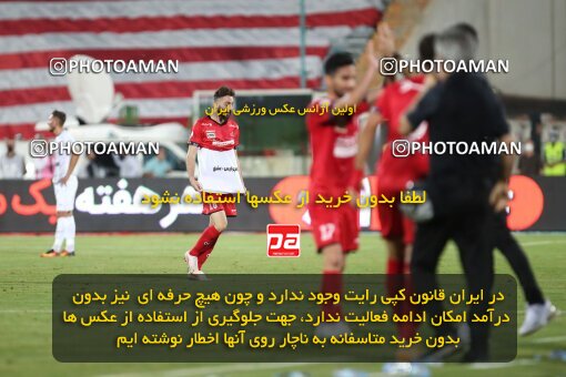 1993048, Tehran, Iran, لیگ برتر فوتبال ایران، Persian Gulf Cup، Week 29، Second Leg، Persepolis 3 v 1 Tractor Sazi on 2021/07/25 at Azadi Stadium