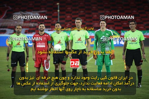 1997319, Tehran, Iran, لیگ برتر فوتبال ایران، Persian Gulf Cup، Week 29، Second Leg، Persepolis 3 v 1 Tractor Sazi on 2021/07/25 at Azadi Stadium