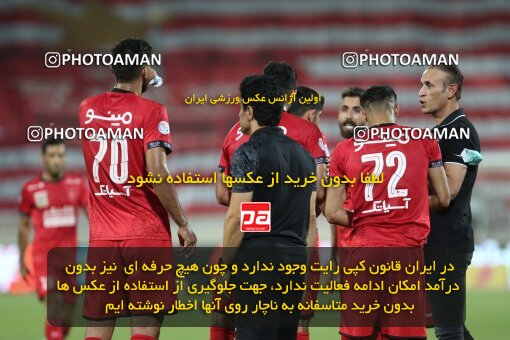 1997345, Tehran, Iran, لیگ برتر فوتبال ایران، Persian Gulf Cup، Week 29، Second Leg، Persepolis 3 v 1 Tractor Sazi on 2021/07/25 at Azadi Stadium