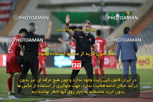 1997406, لیگ برتر فوتبال ایران، Persian Gulf Cup، Week 29، Second Leg، 2021/07/25، Tehran، Azadi Stadium، Persepolis 3 - ۱ Tractor Sazi