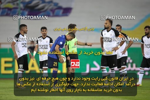 1948730, لیگ برتر فوتبال ایران، Persian Gulf Cup، Week 1، First Leg، 2021/10/20، Tehran، Azadi Stadium، Esteghlal 1 - 0 Havadar S.C.