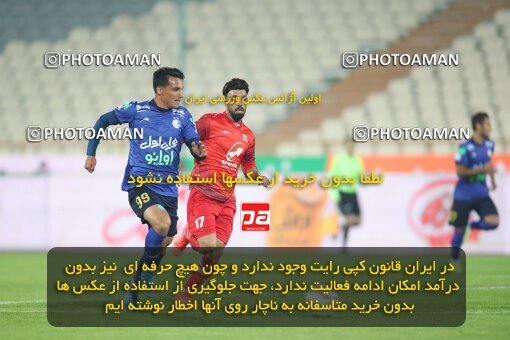 1949032, Tehran, Iran, لیگ برتر فوتبال ایران، Persian Gulf Cup، Week 3، First Leg، Esteghlal 1 v 0 Tractor Sazi on 2021/10/30 at Azadi Stadium