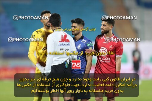 1997741, لیگ برتر فوتبال ایران، Persian Gulf Cup، Week 8، First Leg، 2021/12/04، Tehran، Azadi Stadium، Esteghlal 0 - 0 Persepolis