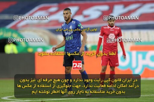 1916504, Tehran, Iran, لیگ برتر فوتبال ایران، Persian Gulf Cup، Week 8، First Leg، Esteghlal 0 v 0 Persepolis on 2021/12/04 at Azadi Stadium