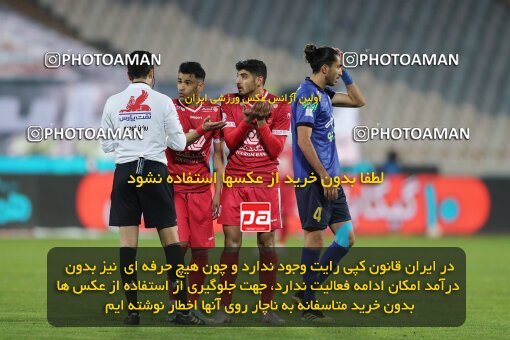 1916553, Tehran, Iran, لیگ برتر فوتبال ایران، Persian Gulf Cup، Week 8، First Leg، Esteghlal 0 v 0 Persepolis on 2021/12/04 at Azadi Stadium