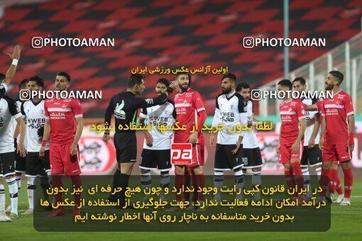1997852, Tehran, Iran, لیگ برتر فوتبال ایران، Persian Gulf Cup، Week 9، First Leg، Persepolis 2 v 2 Havadar S.C. on 2021/12/09 at Azadi Stadium