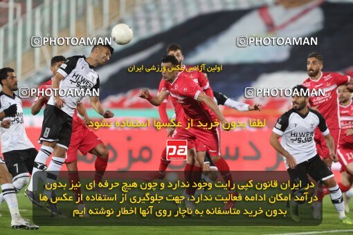 1997853, لیگ برتر فوتبال ایران، Persian Gulf Cup، Week 9، First Leg، 2021/12/09، Tehran، Azadi Stadium، Persepolis 2 - 2 Havadar S.C.