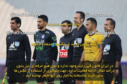 1949096, Tehran, Iran, لیگ برتر فوتبال ایران، Persian Gulf Cup، Week 10، First Leg، Esteghlal 1 v 0 Sepahan on 2021/12/14 at Azadi Stadium