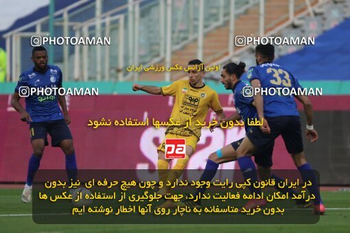 1949098, Tehran, Iran, لیگ برتر فوتبال ایران، Persian Gulf Cup، Week 10، First Leg، Esteghlal 1 v 0 Sepahan on 2021/12/14 at Azadi Stadium
