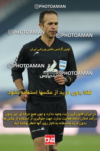 1949107, Tehran, Iran, لیگ برتر فوتبال ایران، Persian Gulf Cup، Week 10، First Leg، Esteghlal 1 v 0 Sepahan on 2021/12/14 at Azadi Stadium