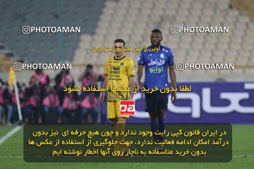 1949113, Tehran, Iran, لیگ برتر فوتبال ایران، Persian Gulf Cup، Week 10، First Leg، Esteghlal 1 v 0 Sepahan on 2021/12/14 at Azadi Stadium