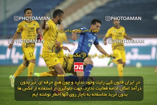 1949132, Tehran, Iran, لیگ برتر فوتبال ایران، Persian Gulf Cup، Week 10، First Leg، Esteghlal 1 v 0 Sepahan on 2021/12/14 at Azadi Stadium