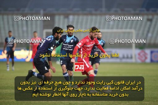 1997945, لیگ برتر فوتبال ایران، Persian Gulf Cup، Week 10، First Leg، 2021/12/15، Tehran، Shahid Dastgerdi Stadium، Paykan 1 - 3 Persepolis