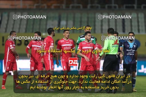 1997982, لیگ برتر فوتبال ایران، Persian Gulf Cup، Week 10، First Leg، 2021/12/15، Tehran، Shahid Dastgerdi Stadium، Paykan 1 - 3 Persepolis