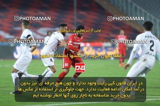 1998161, Tehran, Iran, لیگ برتر فوتبال ایران، Persian Gulf Cup، Week 11، First Leg، Persepolis 2 v 0 Zob Ahan Esfahan on 2021/12/24 at Azadi Stadium
