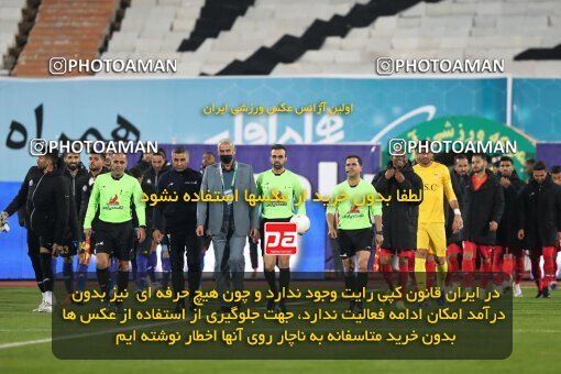1942727, Tehran, Iran, لیگ برتر فوتبال ایران، Persian Gulf Cup، Week 12، First Leg، 2021/12/29، Esteghlal 1 - 0 Foulad Khouzestan