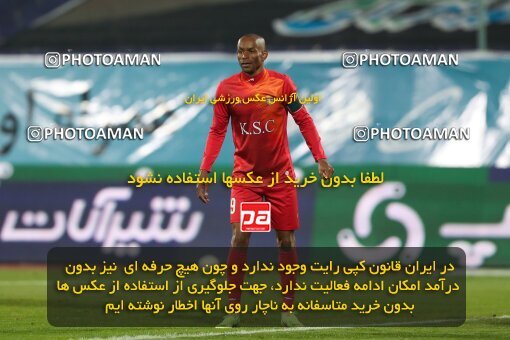 1942908, Tehran, Iran, لیگ برتر فوتبال ایران، Persian Gulf Cup، Week 12، First Leg، 2021/12/29، Esteghlal 1 - 0 Foulad Khouzestan