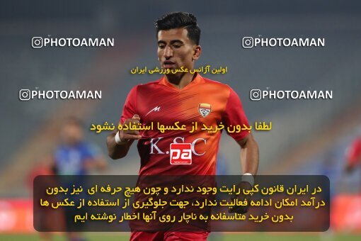1942911, Tehran, Iran, لیگ برتر فوتبال ایران، Persian Gulf Cup، Week 12، First Leg، 2021/12/29، Esteghlal 1 - 0 Foulad Khouzestan
