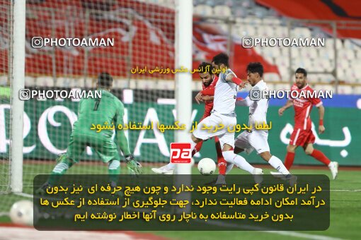 1998345, Tehran, Iran, لیگ برتر فوتبال ایران، Persian Gulf Cup، Week 13، First Leg، 2022/01/03، Persepolis 2 - 1 Tractor Sazi