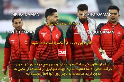 1998409, Tehran, Iran, لیگ برتر فوتبال ایران، Persian Gulf Cup، Week 13، First Leg، 2022/01/03، Persepolis 2 - 1 Tractor Sazi
