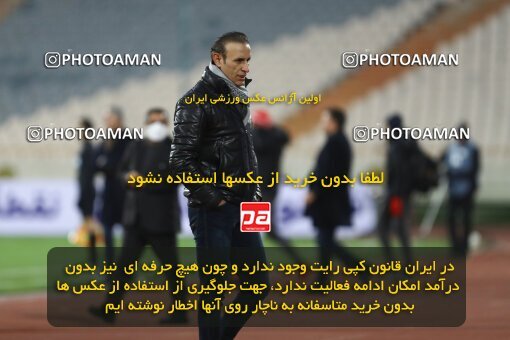 1998420, Tehran, Iran, لیگ برتر فوتبال ایران، Persian Gulf Cup، Week 13، First Leg، 2022/01/03، Persepolis 2 - 1 Tractor Sazi