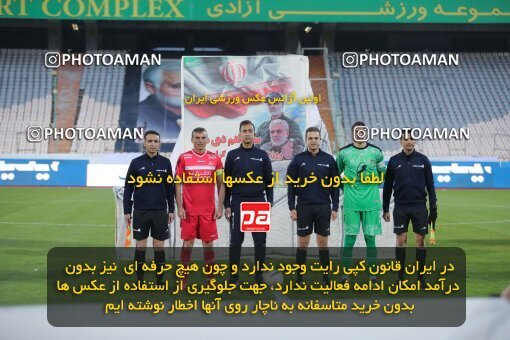 1923487, Tehran, Iran, لیگ برتر فوتبال ایران، Persian Gulf Cup، Week 13، First Leg، 2022/01/03، Persepolis 2 - 1 Tractor Sazi