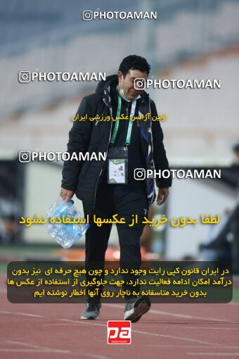 1923309, Tehran, Iran, لیگ برتر فوتبال ایران، Persian Gulf Cup، Week 14، First Leg، Esteghlal 3 v 2 Mes Rafsanjan on 2022/01/08 at Azadi Stadium