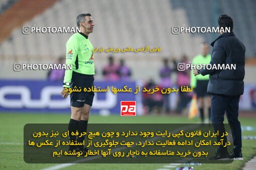 1923349, Tehran, Iran, لیگ برتر فوتبال ایران، Persian Gulf Cup، Week 14، First Leg، Esteghlal 3 v 2 Mes Rafsanjan on 2022/01/08 at Azadi Stadium