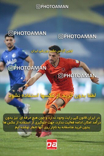 1923377, Tehran, Iran, لیگ برتر فوتبال ایران، Persian Gulf Cup، Week 14، First Leg، Esteghlal 3 v 2 Mes Rafsanjan on 2022/01/08 at Azadi Stadium
