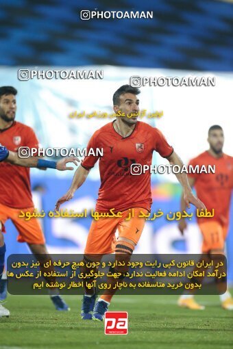 1923392, Tehran, Iran, لیگ برتر فوتبال ایران، Persian Gulf Cup، Week 14، First Leg، Esteghlal 3 v 2 Mes Rafsanjan on 2022/01/08 at Azadi Stadium
