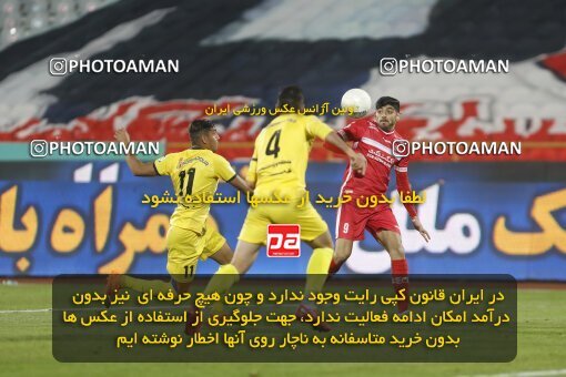 1998512, Tehran, Iran, لیگ برتر فوتبال ایران، Persian Gulf Cup، Week 15، First Leg، Persepolis 1 v 0 Fajr-e Sepasi Shiraz on 2022/01/13 at Azadi Stadium