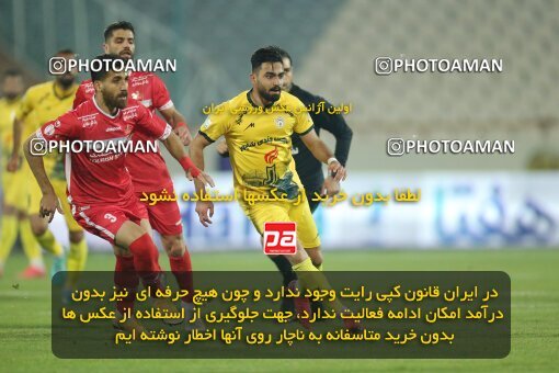 1922993, Tehran, Iran, لیگ برتر فوتبال ایران، Persian Gulf Cup، Week 15، First Leg، Persepolis 1 v 0 Fajr-e Sepasi Shiraz on 2022/01/13 at Azadi Stadium
