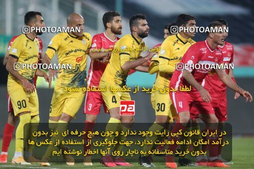 1923053, Tehran, Iran, لیگ برتر فوتبال ایران، Persian Gulf Cup، Week 15، First Leg، Persepolis 1 v 0 Fajr-e Sepasi Shiraz on 2022/01/13 at Azadi Stadium