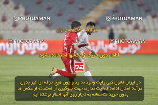 1998557, Tehran, Iran, لیگ برتر فوتبال ایران، Persian Gulf Cup، Week 16، Second Leg، Persepolis 1 v 0 Foulad Khouzestan on 2022/01/22 at Azadi Stadium