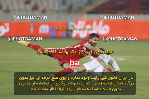 1998558, Tehran, Iran, لیگ برتر فوتبال ایران، Persian Gulf Cup، Week 16، Second Leg، Persepolis 1 v 0 Foulad Khouzestan on 2022/01/22 at Azadi Stadium