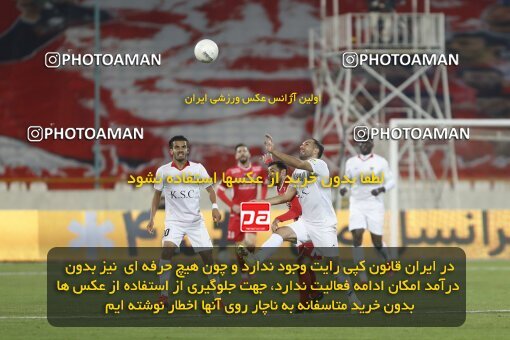 1998567, Tehran, Iran, لیگ برتر فوتبال ایران، Persian Gulf Cup، Week 16، Second Leg، Persepolis 1 v 0 Foulad Khouzestan on 2022/01/22 at Azadi Stadium
