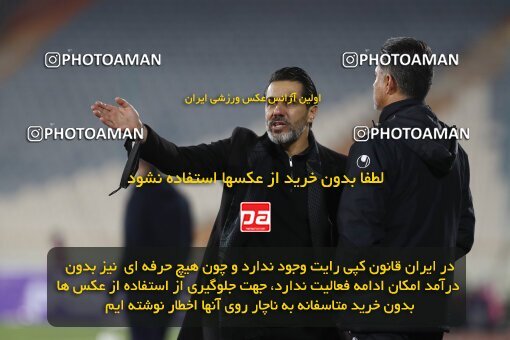 1998624, Tehran, Iran, لیگ برتر فوتبال ایران، Persian Gulf Cup، Week 16، Second Leg، Persepolis 1 v 0 Foulad Khouzestan on 2022/01/22 at Azadi Stadium