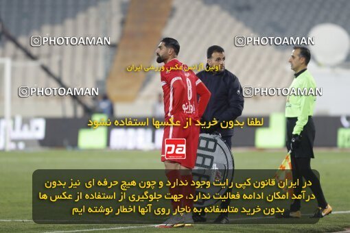1998643, لیگ برتر فوتبال ایران، Persian Gulf Cup، Week 16، Second Leg، 2022/01/22، Tehran، Azadi Stadium، Persepolis 1 - 0 Foulad Khouzestan
