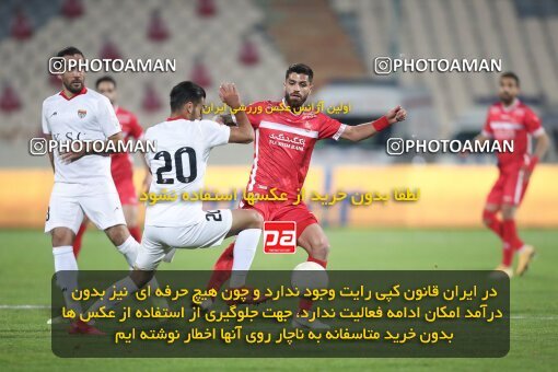 1950570, Tehran, Iran, لیگ برتر فوتبال ایران، Persian Gulf Cup، Week 16، Second Leg، Persepolis 1 v 0 Foulad Khouzestan on 2022/01/22 at Azadi Stadium